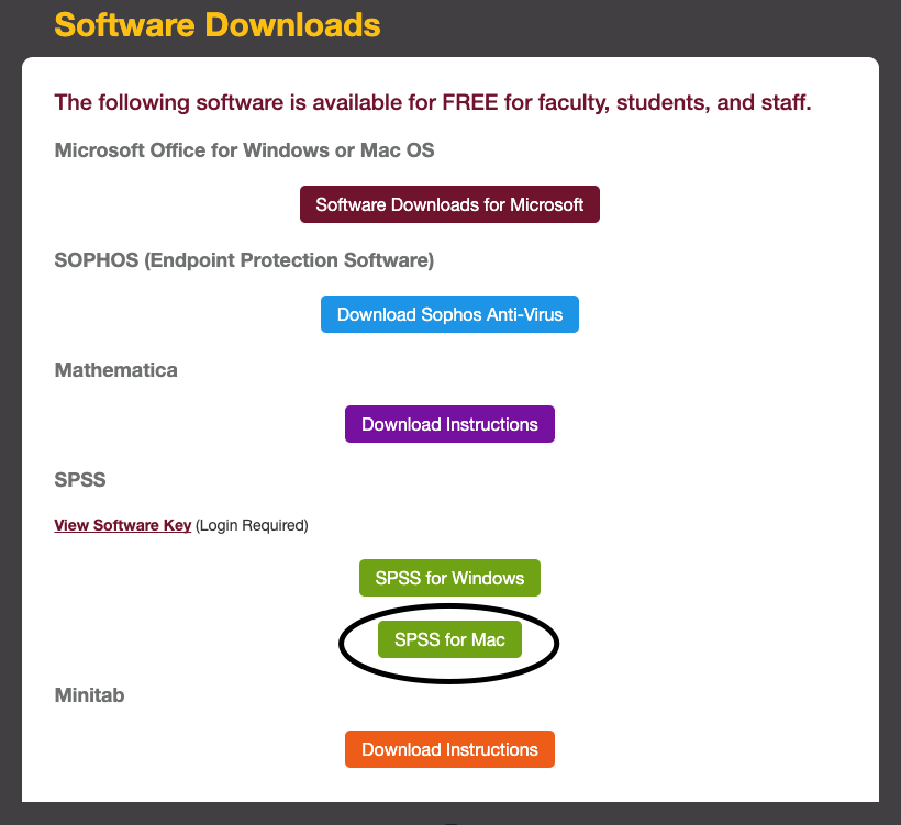 spss for mac software