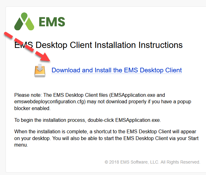 EMS Web Platform Installer